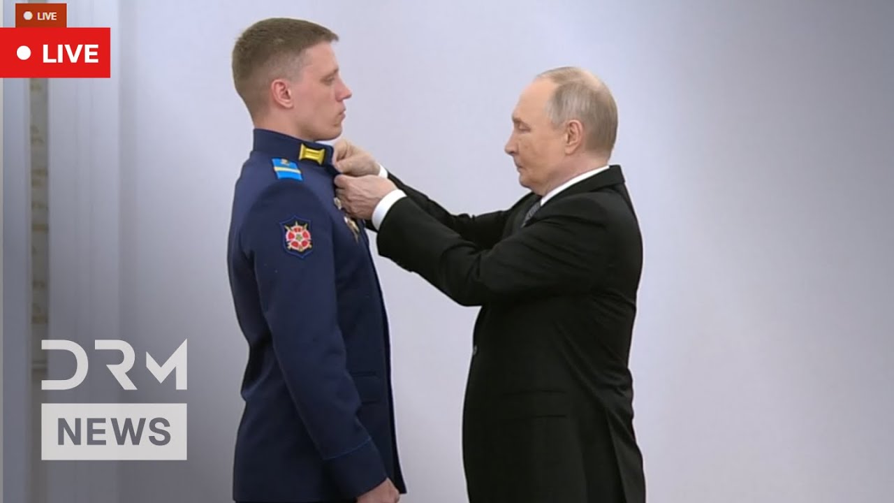LIVE: Putin Presents Gold Star Medals at Kremlin Ceremony | Heroes of the Fatherland Day 2025 | AC1Z