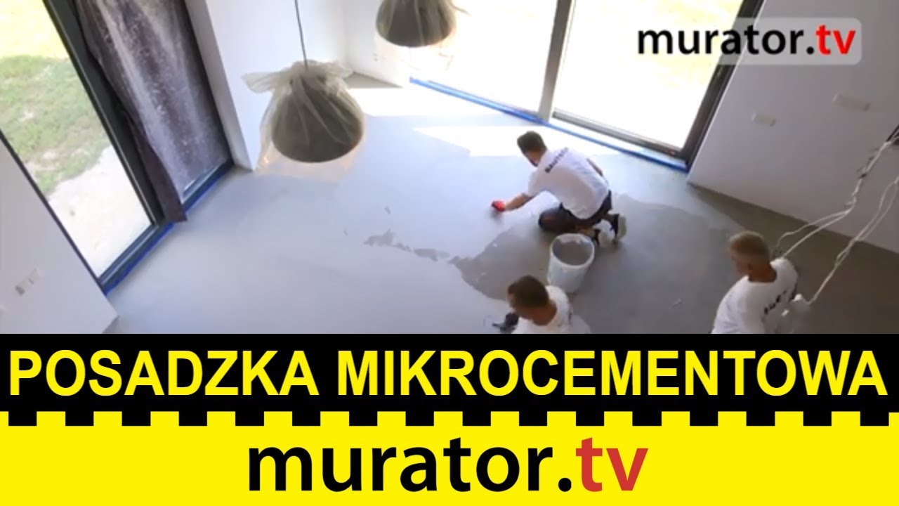 Posadzka dekoracyjna z mikrocementu - krok po kroku