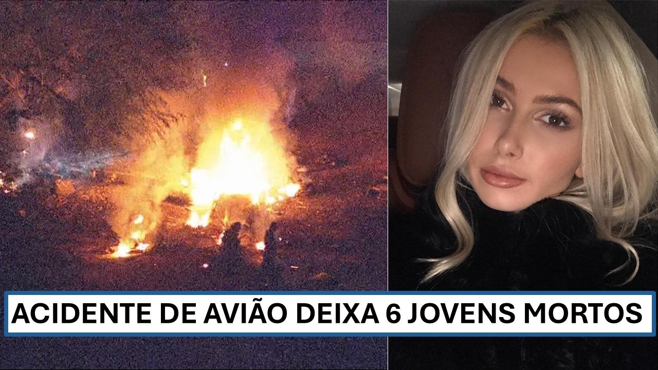 Acidente de avião com modelo famosa !