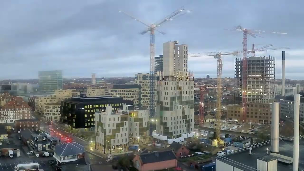 Timelapse: TR&AElig; Aarhus | B&aelig;redygtigt tr&aelig;byggeri 2022&ndash;2024