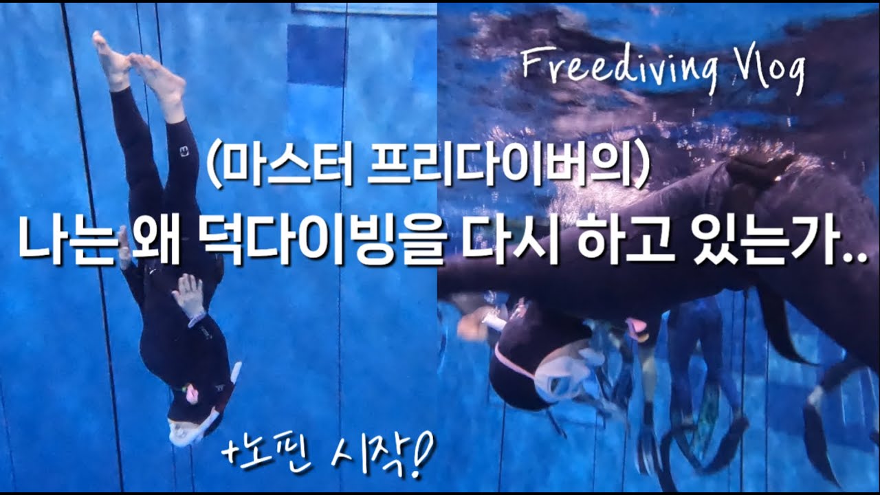 AIDA4 마스터 다이버가 초심으로 돌아간 이유 - 노핀 덕다이빙 연습기 (FIM, CNF)