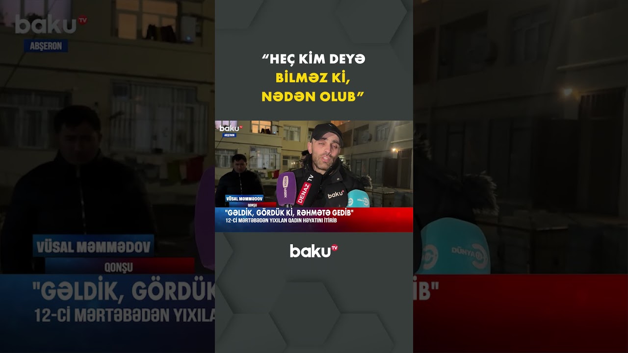 Sumqayıtda bədbəxt hadisə - Baku TV