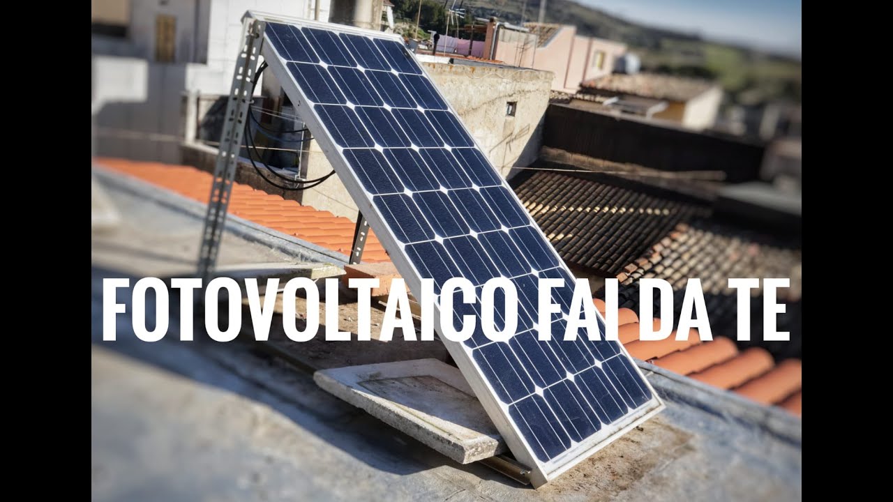 fotovoltaico fai da te