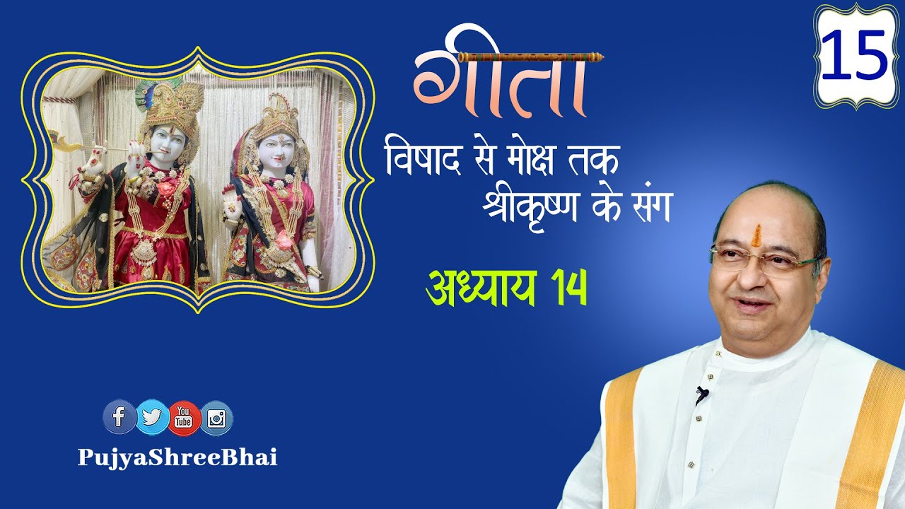 Geeta - From Despondency to Liberation Ch14 गीता - विषाद से मोक्ष तक Pujyashree Bhupendrabhai Pandya