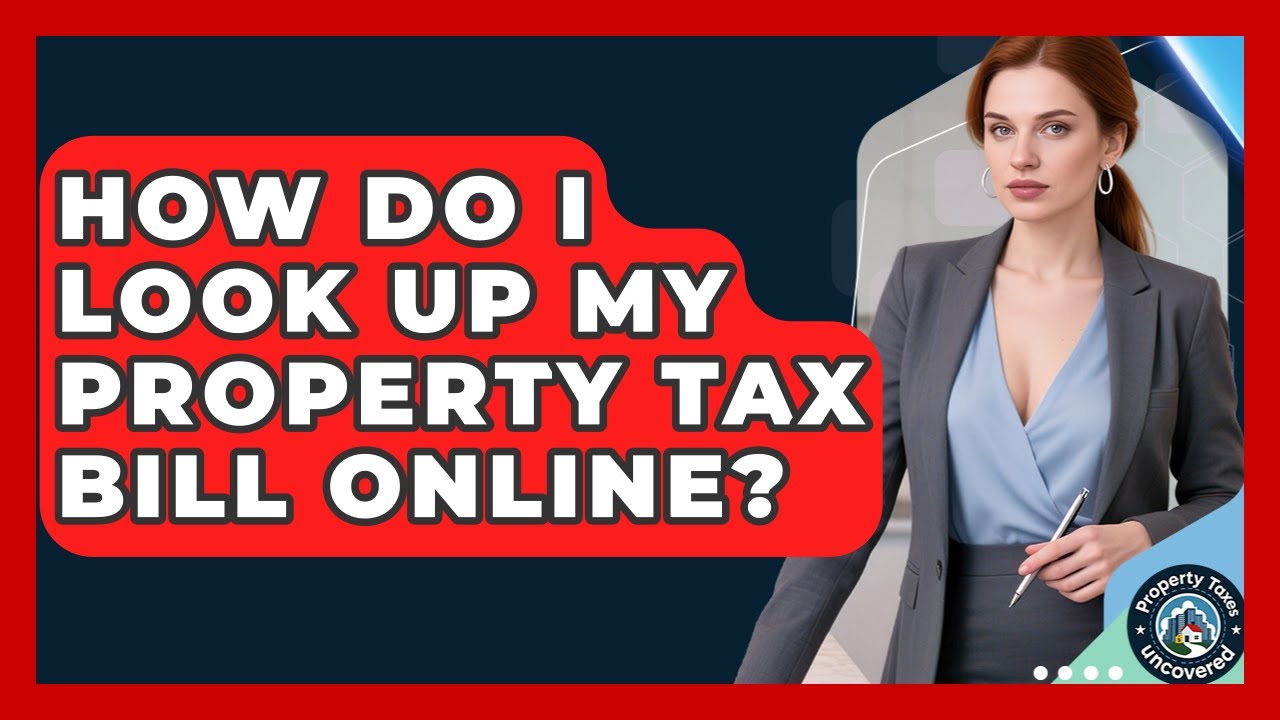 How Do I Look Up My Property Tax Bill Online? - Property Taxes Uncovered
