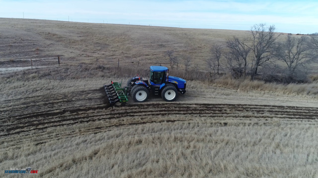 McCune Family Farms deep ripping compaction areas