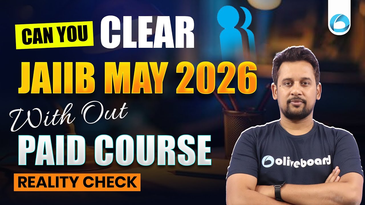 JAIIB Strategy 2026 | Can You Clear JAIIB May 2026 Without Paid Course? | Reality Check