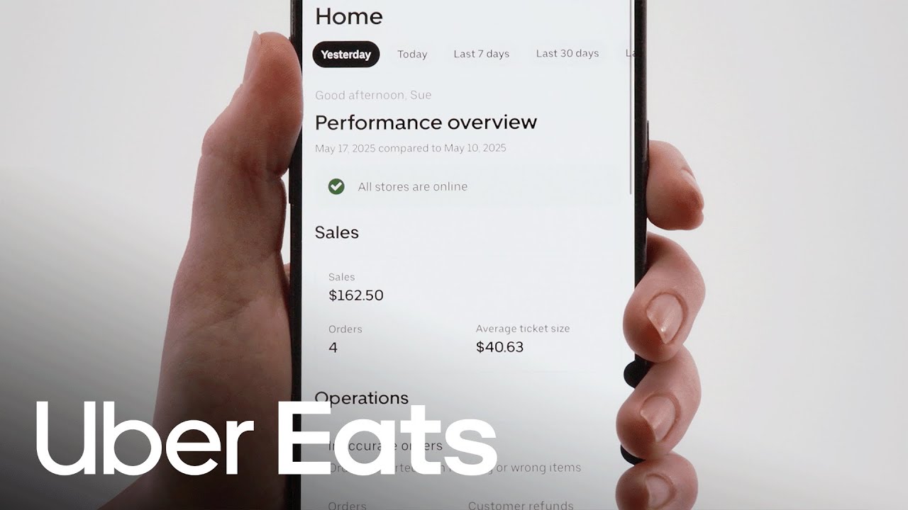 How to navigate the Uber Eats Manager mobile app | Uber Eats