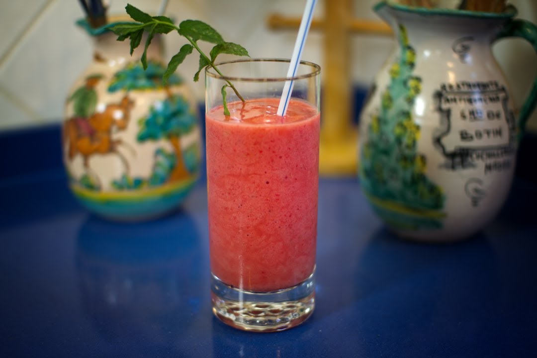 Smoothie de Fresas y Platano Estilo McDonalds