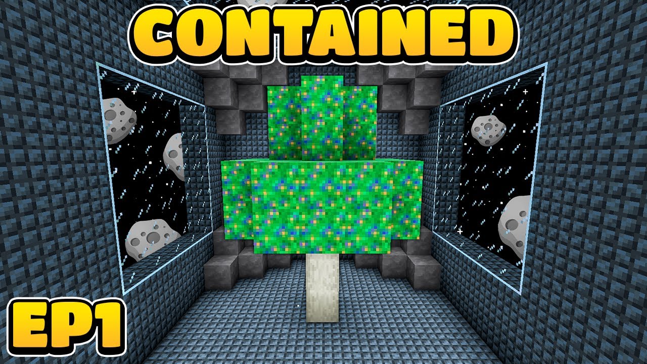 A DIFFERENT KIND OF SKYBLOCK! Minecraft Contained EP1 [Modded Questing Skyblock]