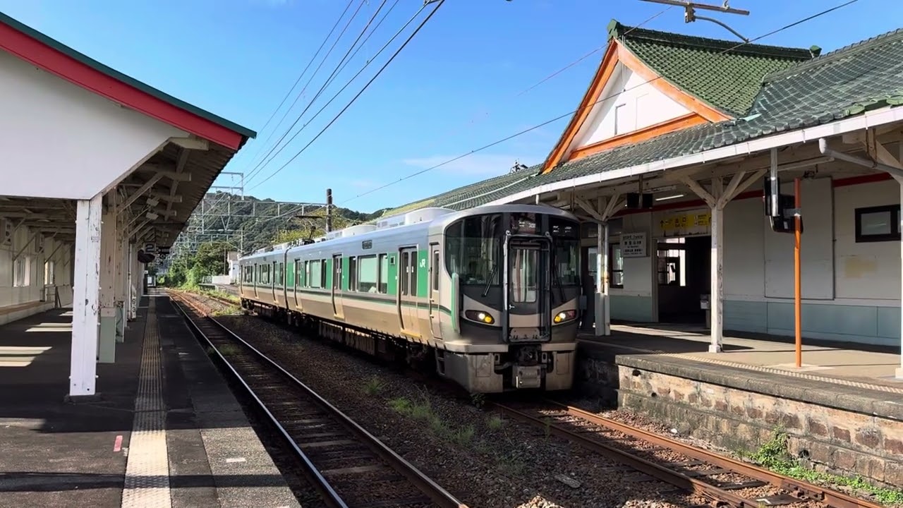 紀勢本線普通新宮行き　那智発車