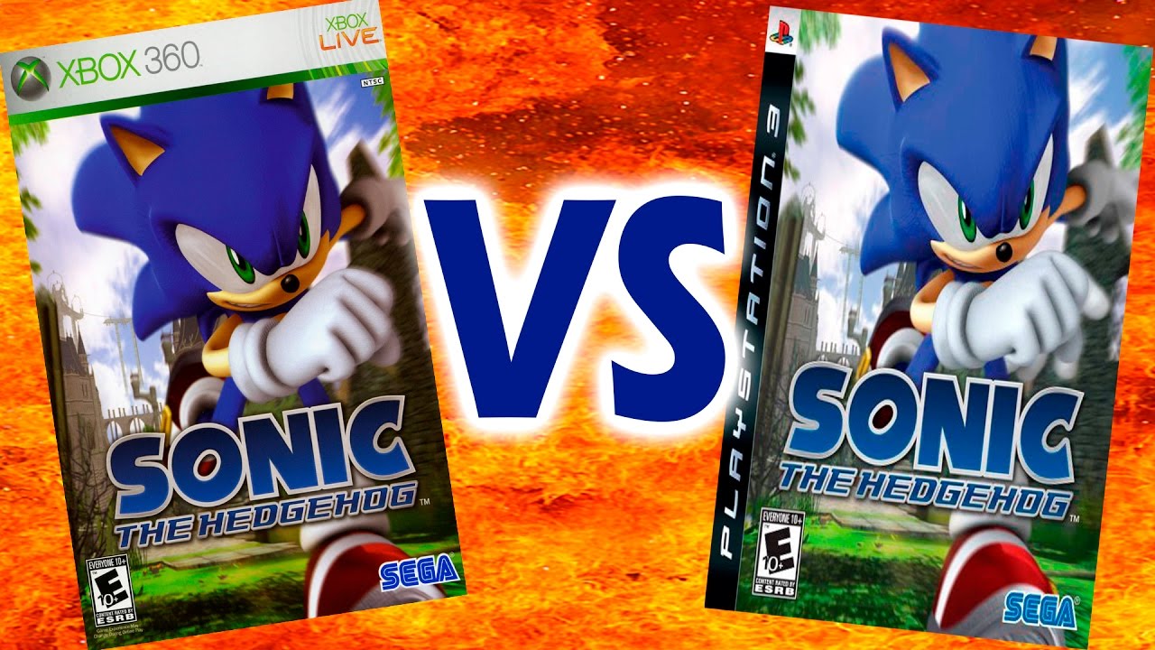 Sonic the Hedgehog 2006 PS3 VS XBOX 360 Graphics