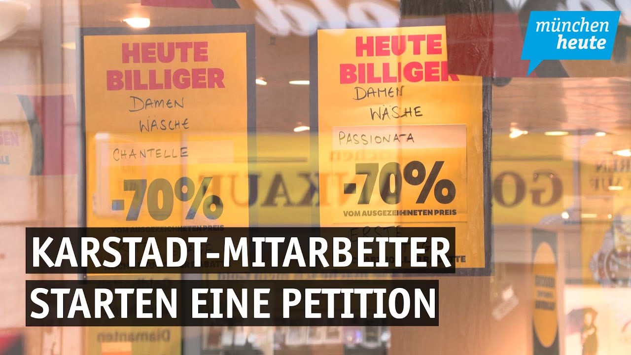 Letzter Versuch - Karstadt-Mitarbeiter starten eine Petition um ihre Arbeitsplätze zu retten