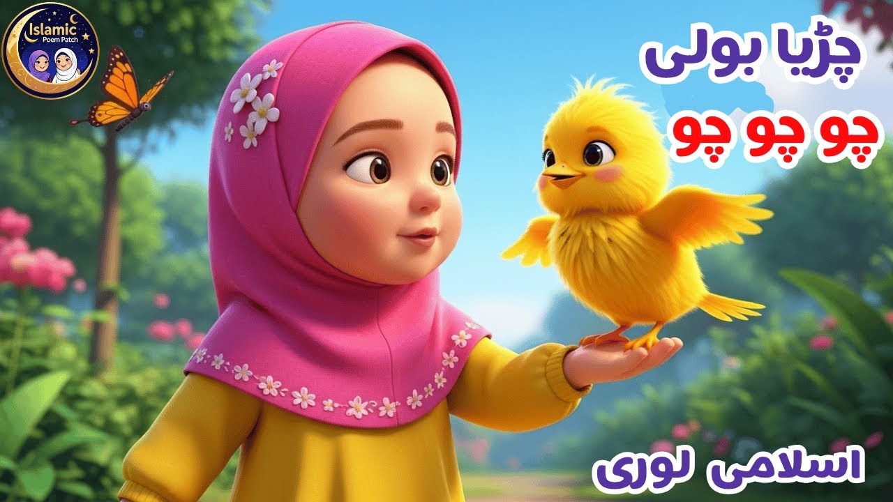 Chirya Boli Chuu Chuu | Allah Hoo Allah Hoo | Soothing Islamic Lullaby for Kids | Peaceful Sleep |P3