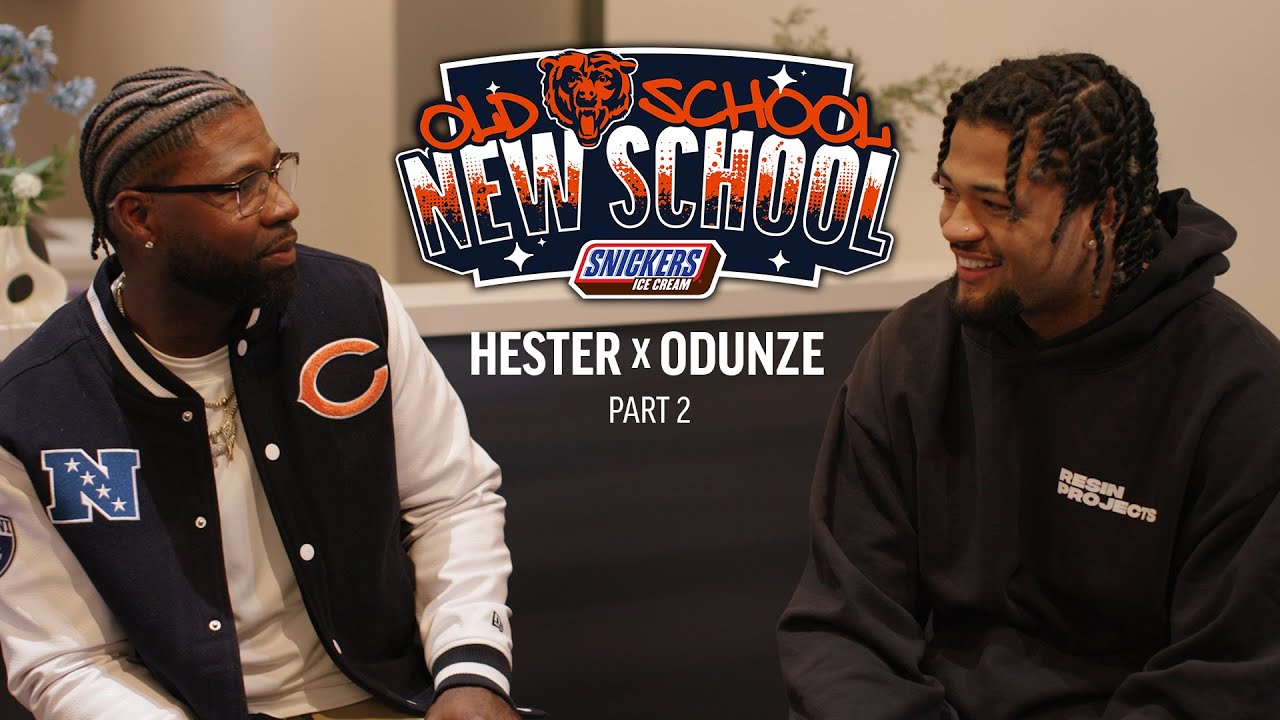 Old School, New School: Rome Odunze x Devin Hester, Part 2 | Chicago Bears