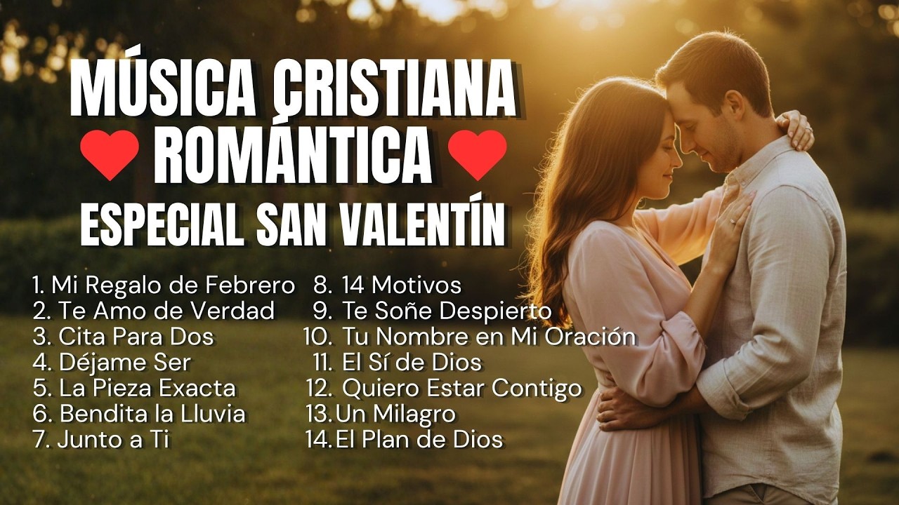 ❤️ Música Cristiana Romántica para San Valentín | Baladas, Pop y Bachatas  para Dedicar Top 2026 🎶