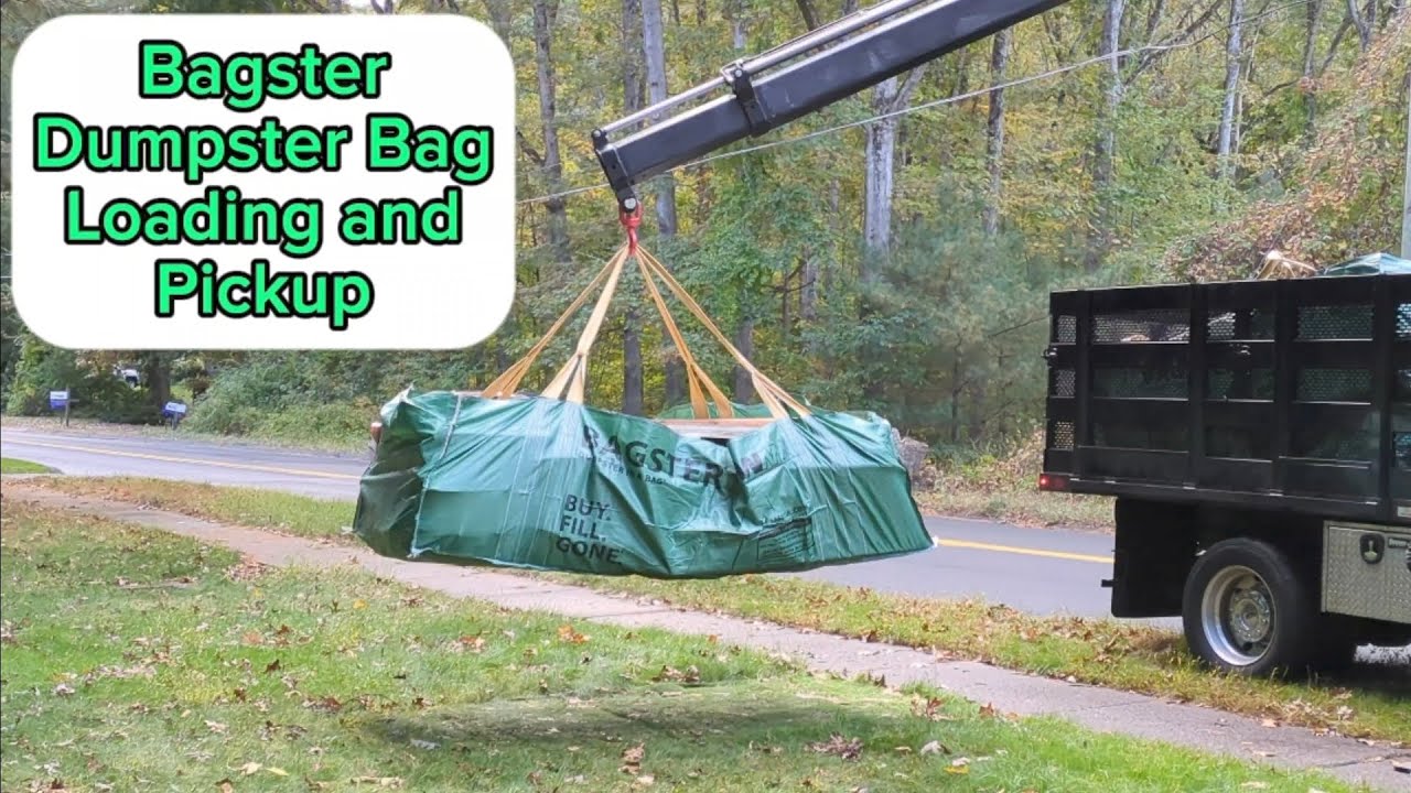 Bagster (dumpster Bag) Loading and Pickup