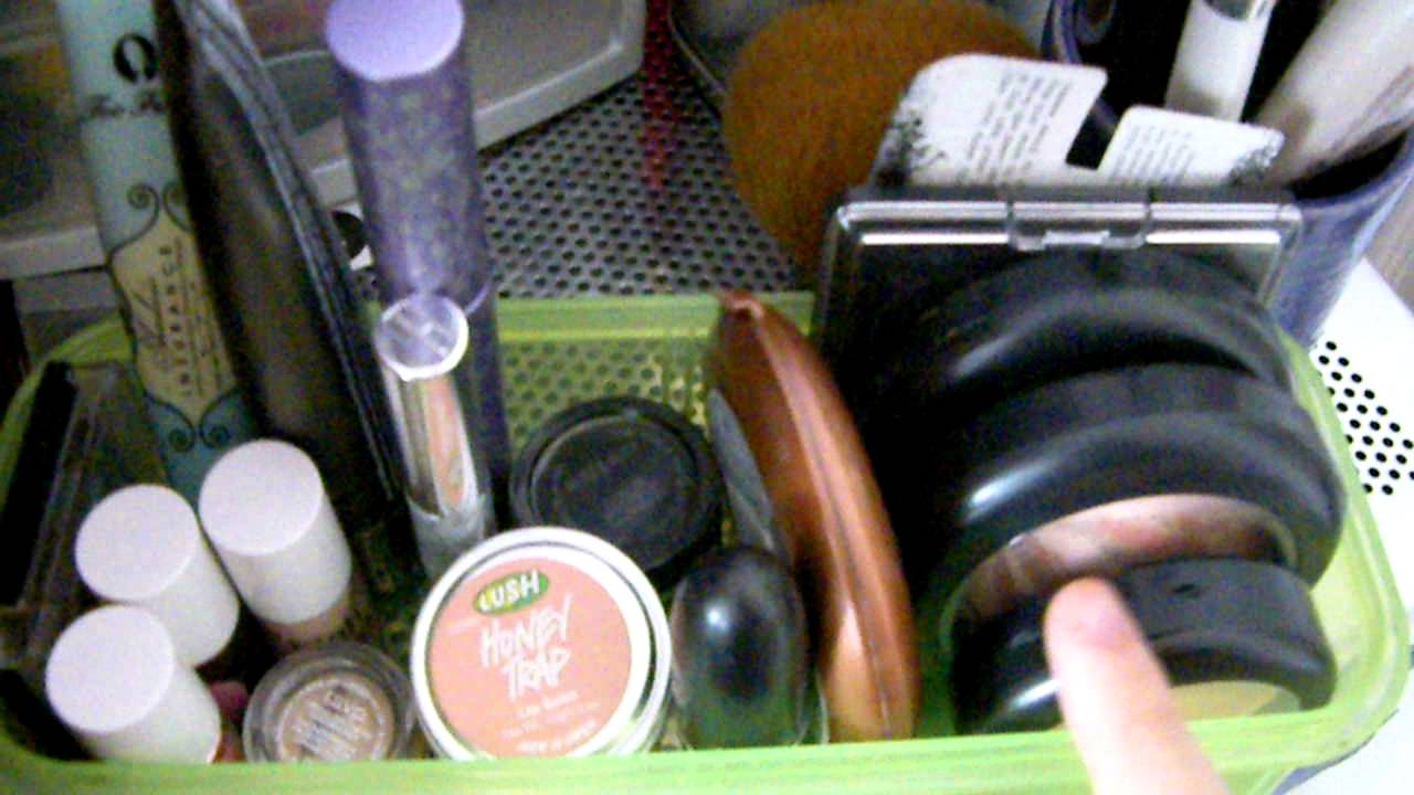Updated Makeup Collection and Storage- 8/15/2011