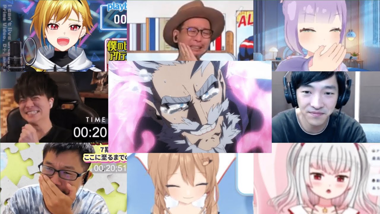 僕のヒーローアカデミア 7期 16話(154話) メガリアクション 同時視聴 - My Hero Academia Season 7 Episode 16 Reaction Mashup