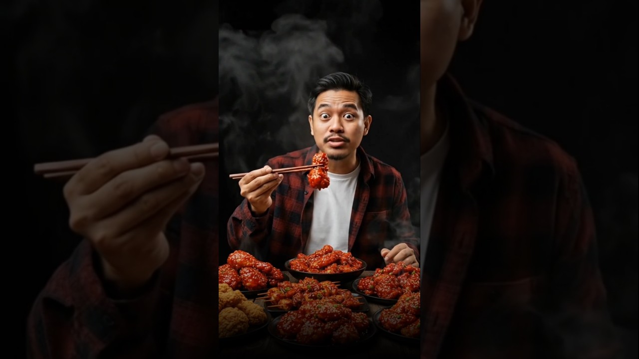 Ayam Pedas Level Neraka!#MukbangPedas #AyamPedas #LevelNeraka #PedesBanget #ViralReels