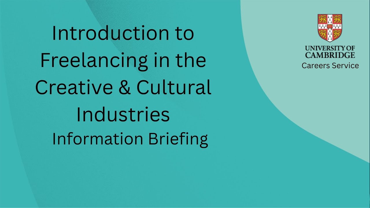 Freelancing in the Creative Industries - Information Briefing