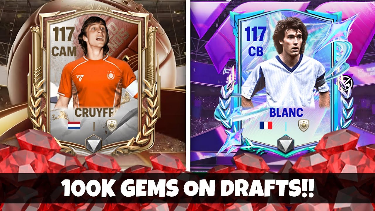 117 Packed!! F2P Capped Legends x Future Stars Draft Packs | FC Mobile 26