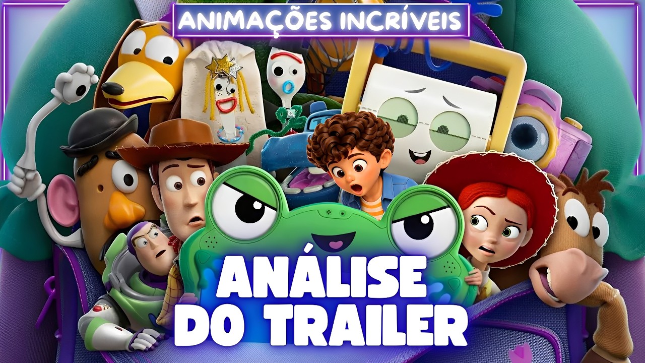 DECEPÇÃO? SURPRESA? ANALISE COMPLETA DO TRAILER DE TOY STORY 5 DA PIXAR (2026) #toystory5 #pixar