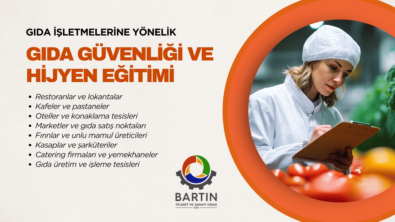 Gıda Güvenliği ve Hijyen Eğitimi | Bartın Ticaret ve Sanayi Odası