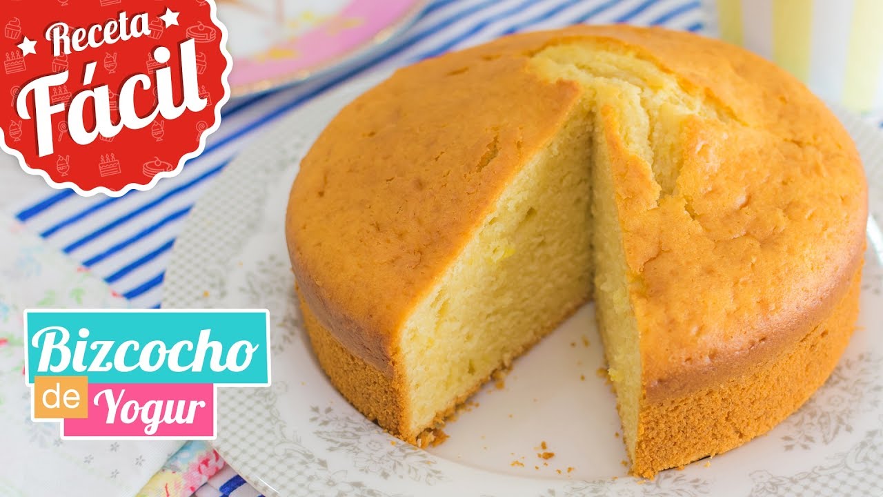 BIZCOCHO DE YOGUR | Receta fácil | Quiero Cupcakes!