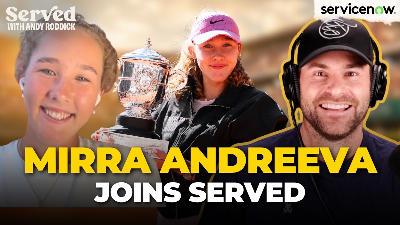 Mirra Andreeva talks Winning A Grand Slam, Conchita Mart&iacute;nez & Tennis Pressure