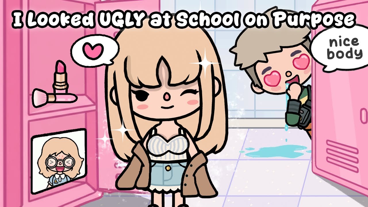 Я притворялась «дурнушкой» в школе | История жизни Toca | Toca Boca 😱💔