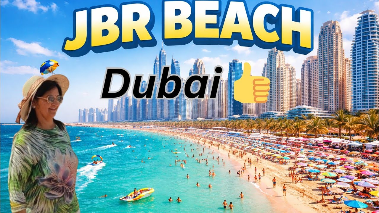 Dubai ka Sabse HAPPENING Beach 🏖️। JBR full beach tour 
