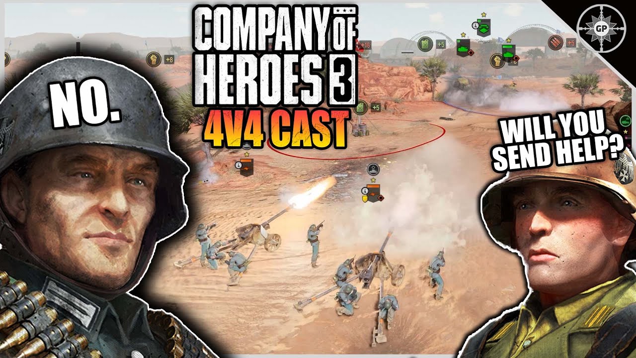 Going Full Support Tactics, but Won't Support their Team! | CoH3 Cast 2.0 #56