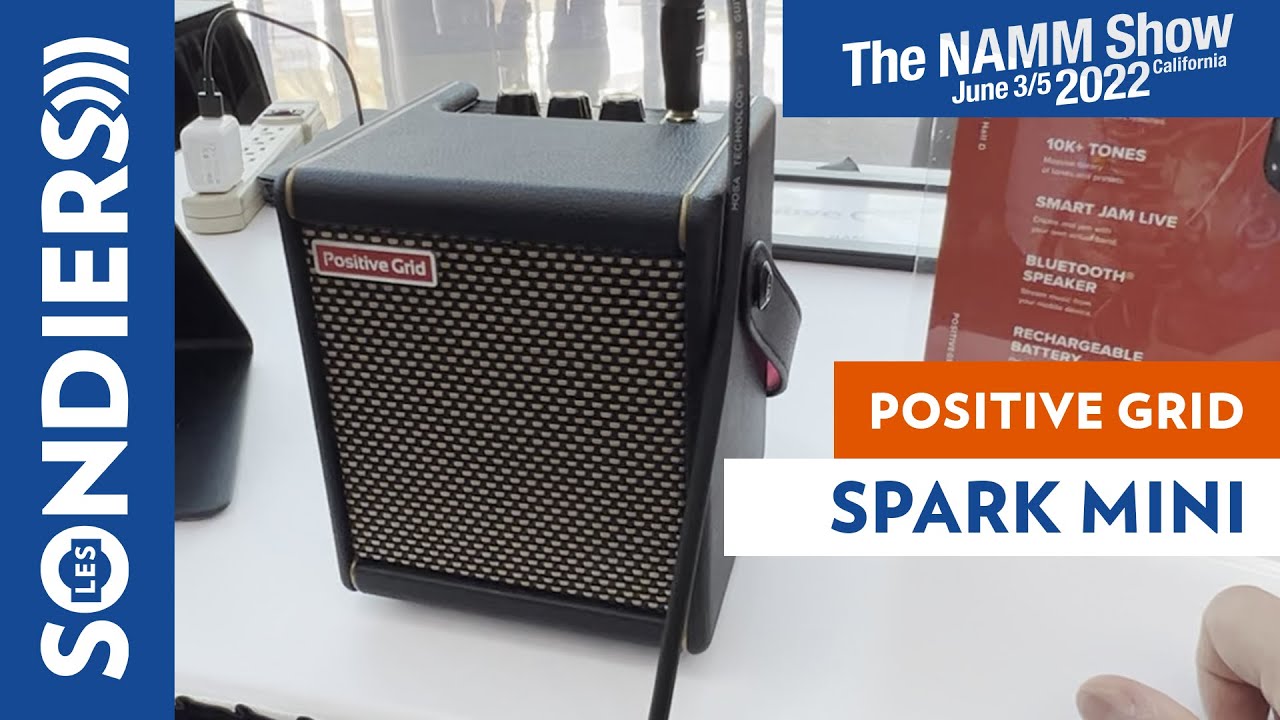 [NAMM 2022] POSITIVE GRID SPARK MINI / Ampli guitare portable + appli mobile / Media Preview Day