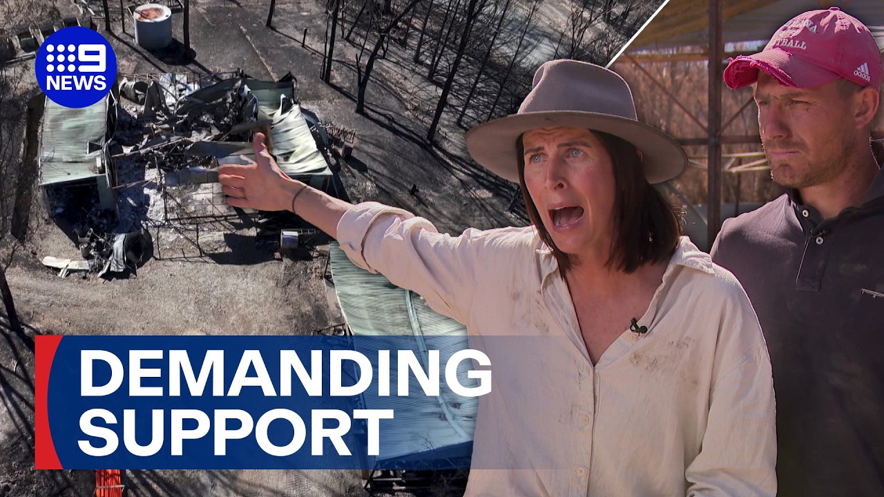 Fire victims claim government support hasn’t arrived soon enough | 9 News Australia