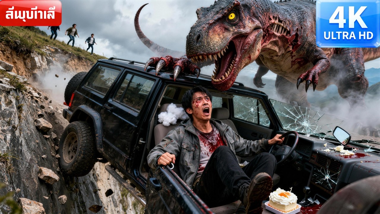 ลูกแท้ใจดีถูกครอบครัวทิ้งในรถ ถูกไดโนเสาร์ล้อม ตายแล้วเกิดใหม่รอดคนเดียว