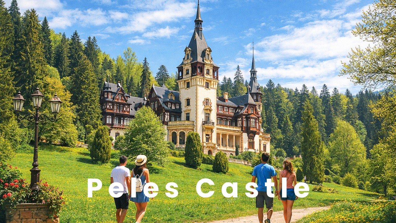 Romania’s Stunning Castle | Peles Castle & Sinaia Walking Tour 4K ✅