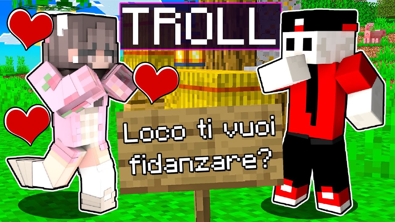 HO TROLLATO LOCO FINGENDOMI una RAGAZZA IN CREATIVA!! - Minecraft ITA