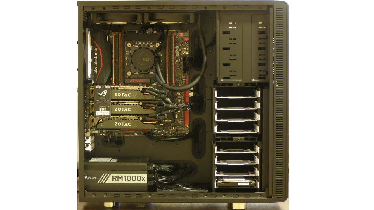 Extr&eacute;mn&iacute; poč&iacute;tač pro Blender (3x GeForce GTX970, i7 5960X @4,3GHz, 32GB RAM)