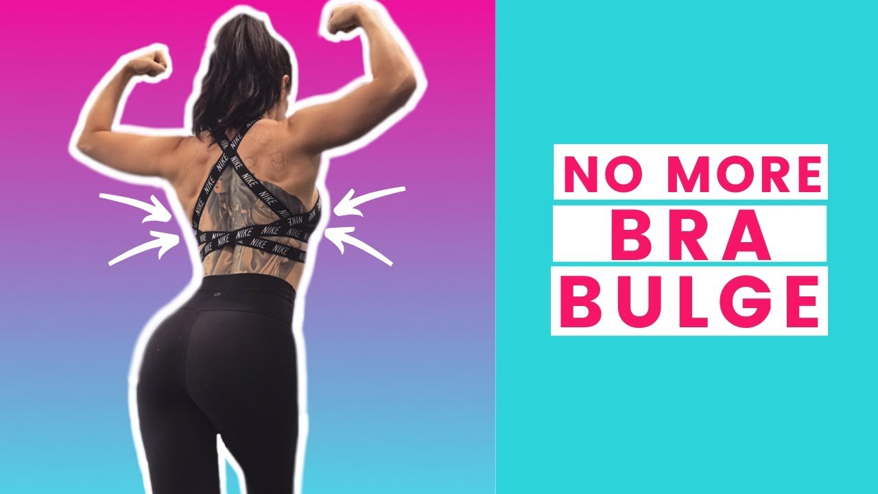 HOW TO GET RID OF BACK FAT (Bra Bulge Exercises & Upper Back Workout)