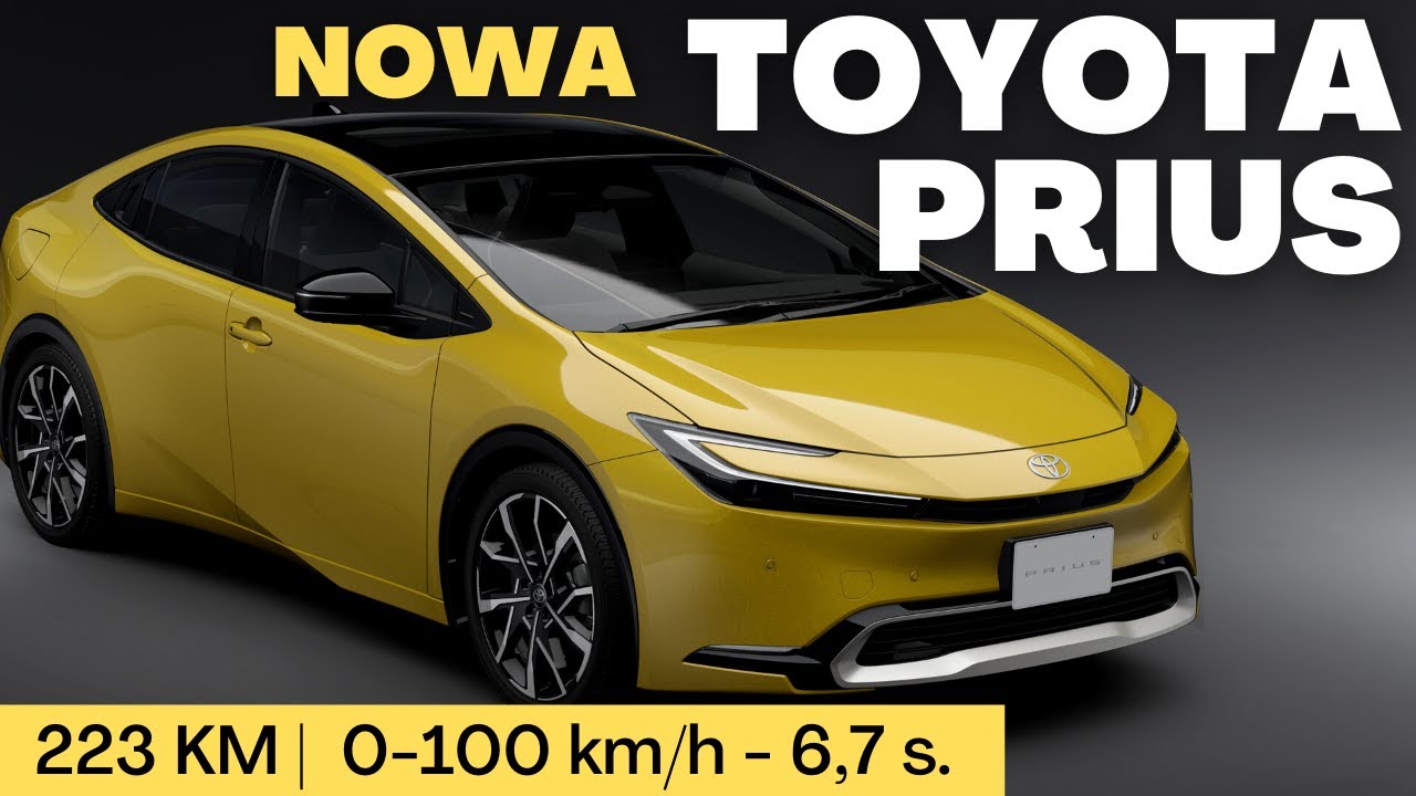 Nowa Toyota Prius - Dużo ładniejsza, prawie dwa razy mocniejsza i z fotowoltaiką