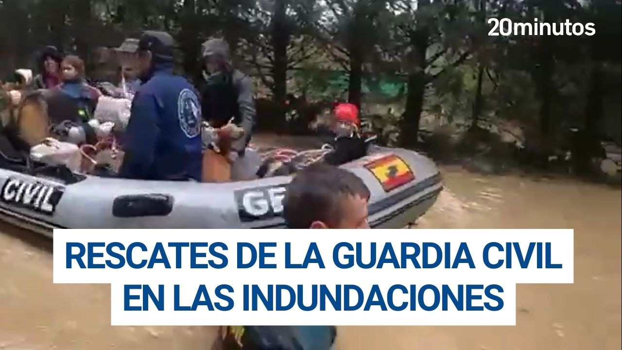 BORRASCA EN ANDALUCÍA | Los RESCATES de la Guardia Civil a personas y animales
