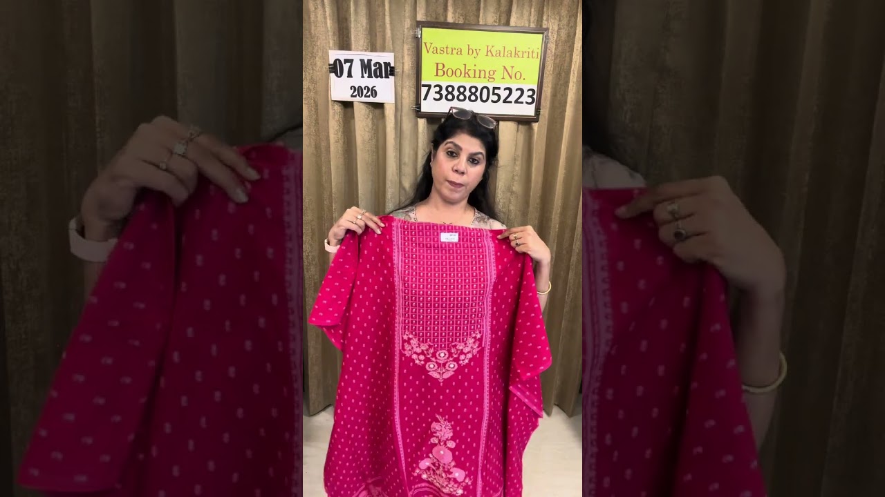 Unstitched Collection, 7th March , Booking Number 7388882623 and 7388805223