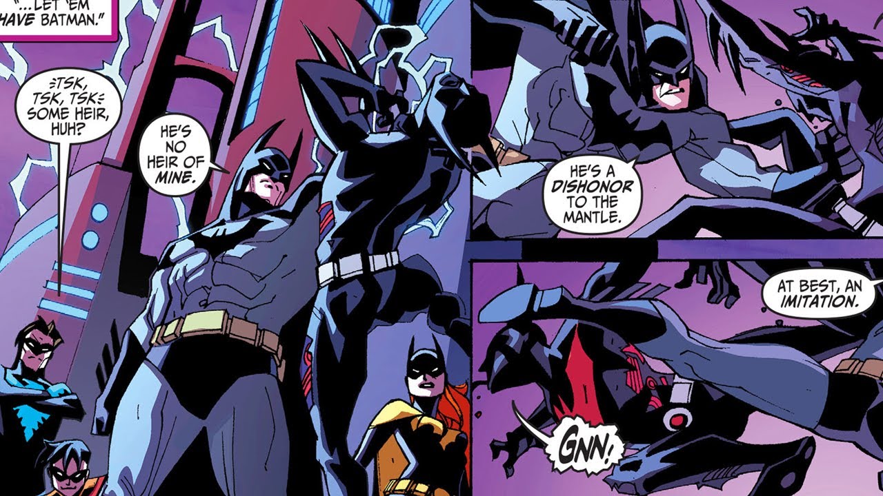 Batman Beyond Confronts Batman and the BatFamily Beyond