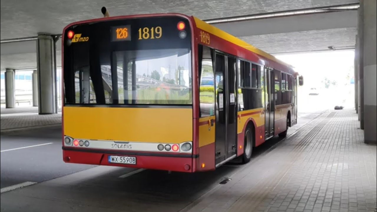Solaris Urbino 12 III #1819 MZA Warszawa (linia 126)