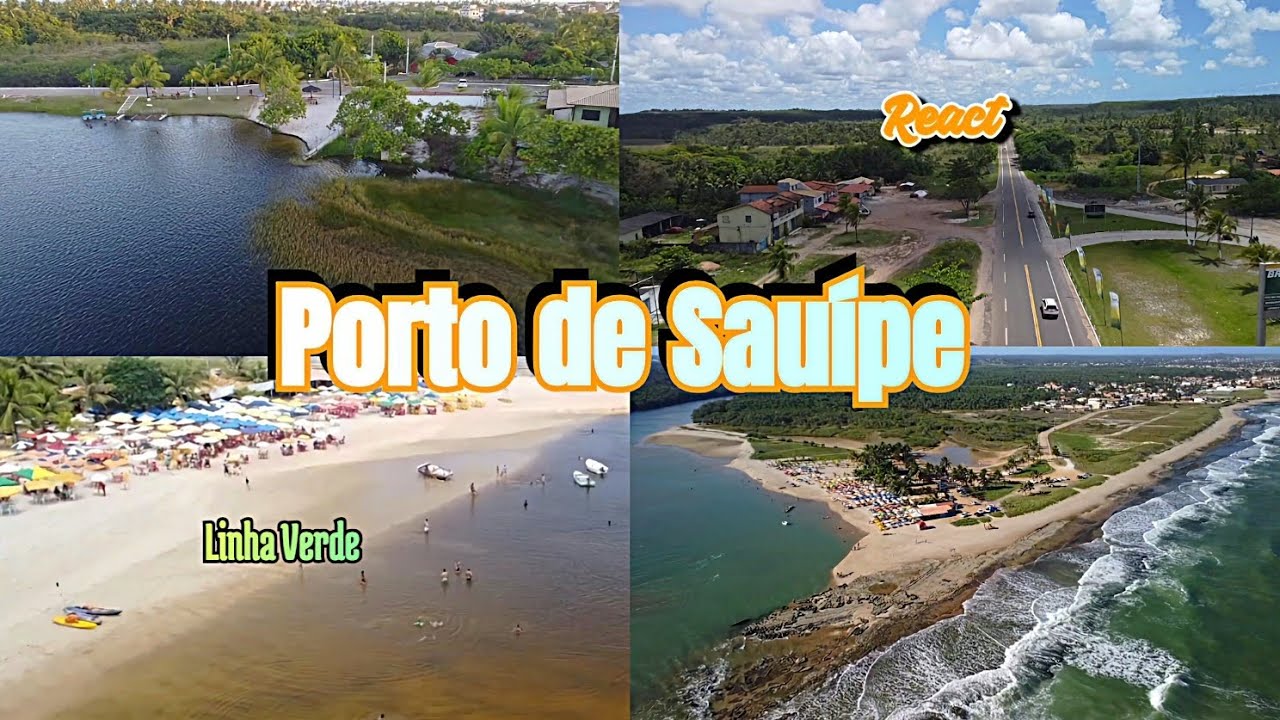 Porto de Sauípe-Praia da Barra -Lagoa Águas de Sauípe -Linha Verde-Ba-Destino pra ir no verão!