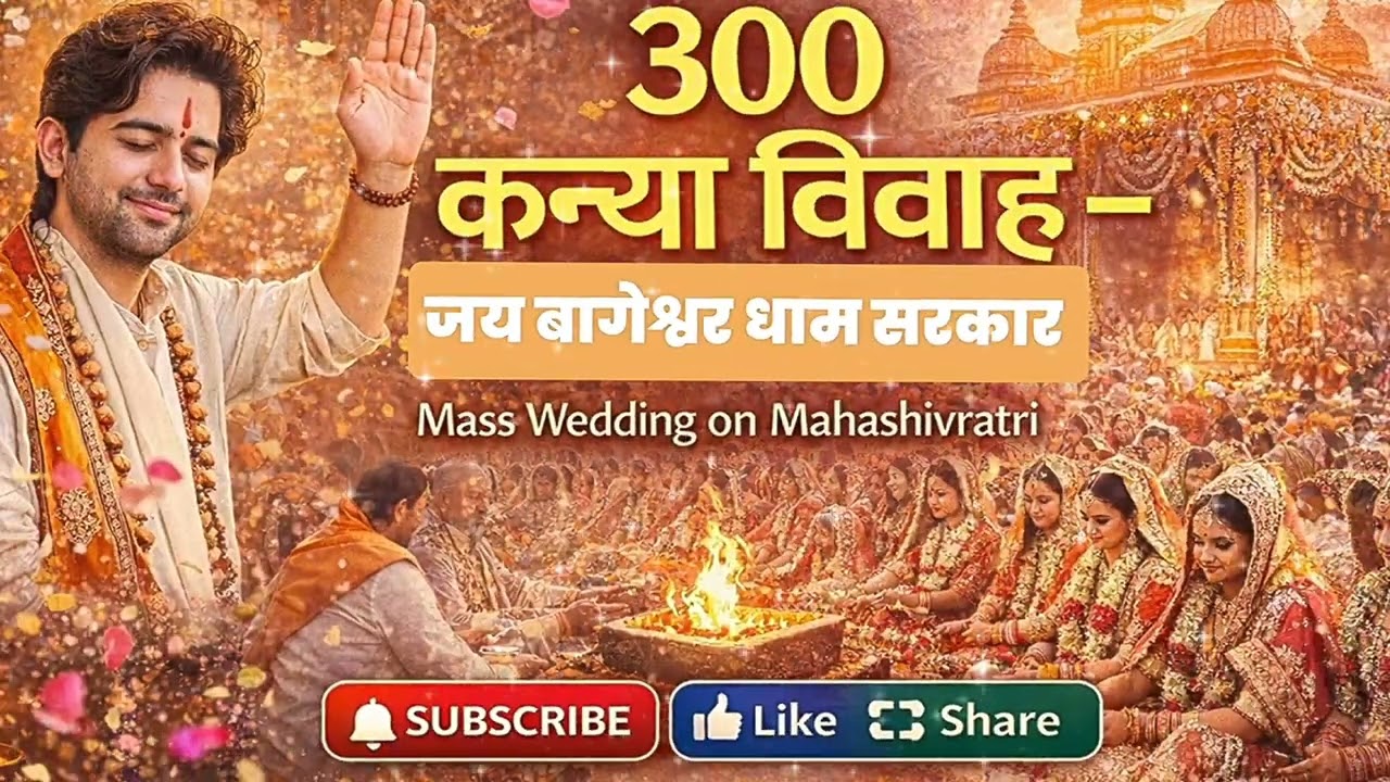 ✨महाशिवरात्रि मंगल विवाह गीत – बागेश्वर धाम की पावन बेला✨
