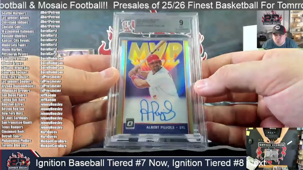 2026 Bomber Sports Cards Ignition Baseball Random Tiered Team #7 Case Break 2 25 26