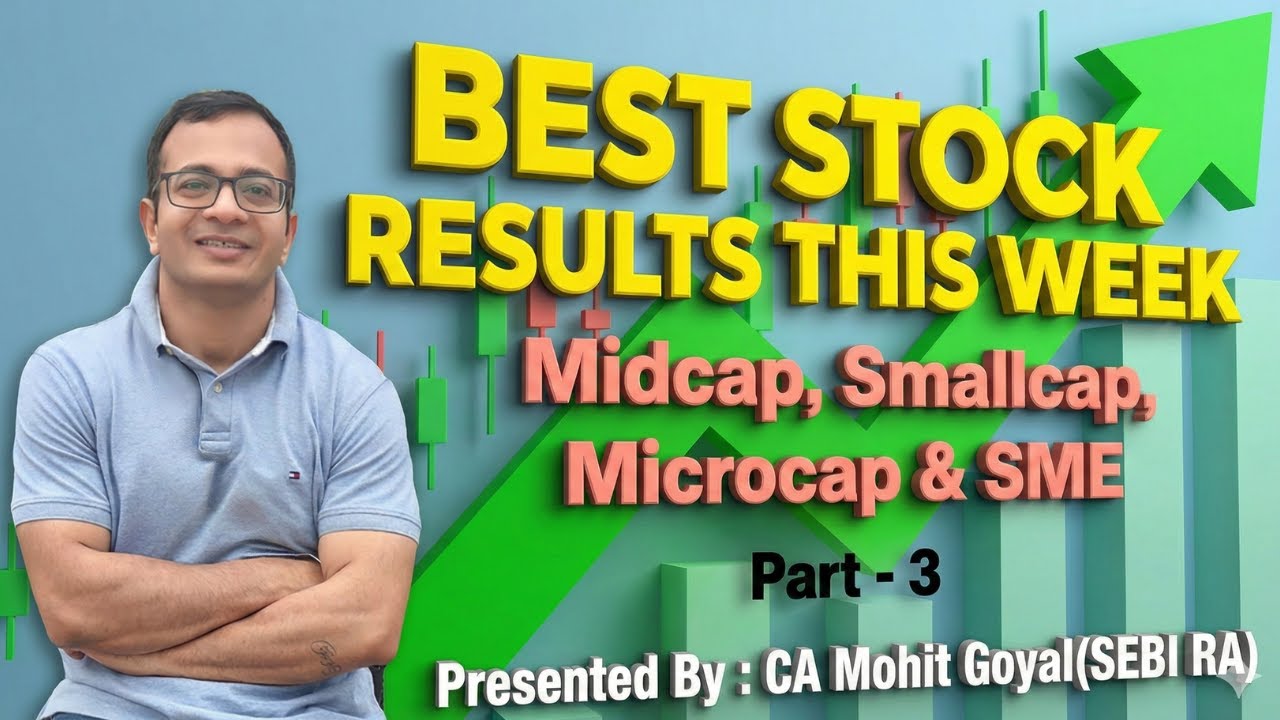 Best Stock quarterly Results this week (micro, small, mid, Large Caps & SMEs) #financewithmohit