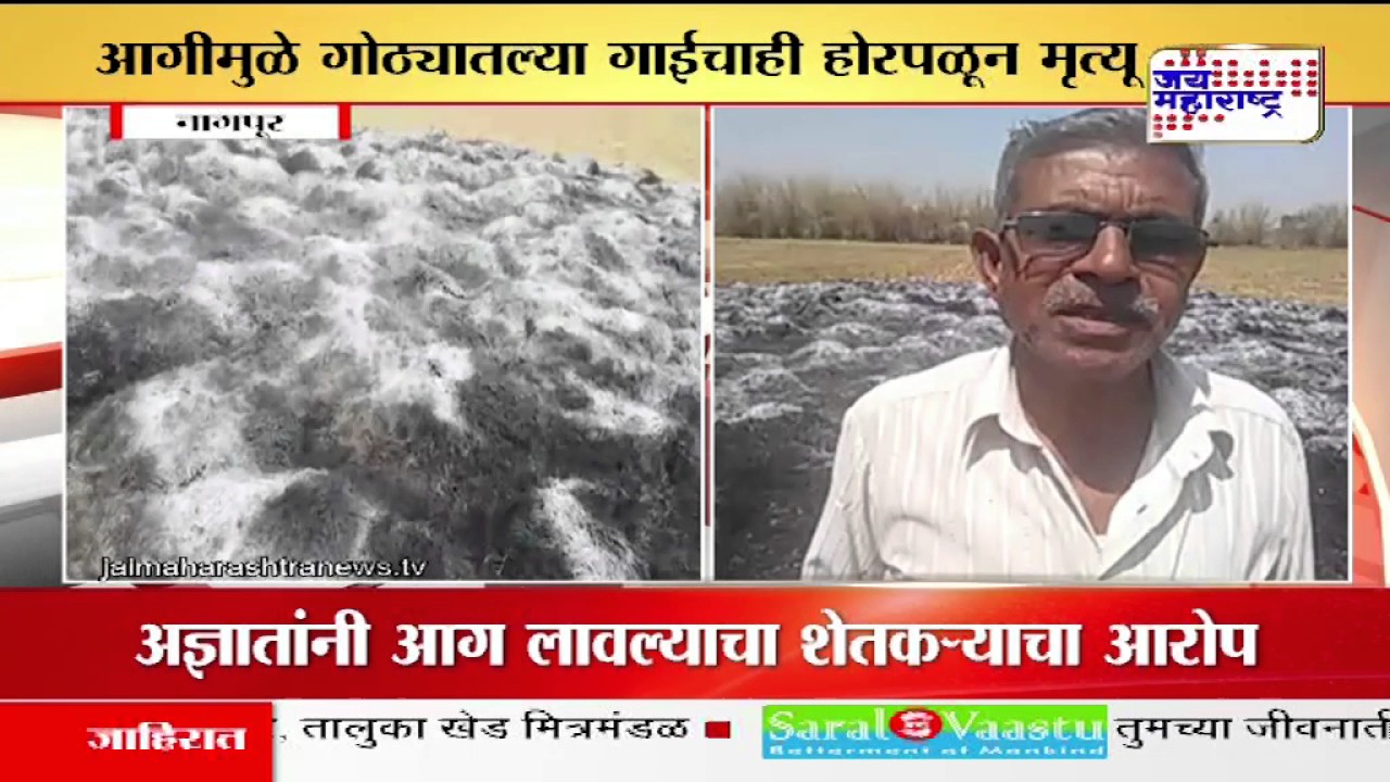 phetari Village farmer's Farm caught fire